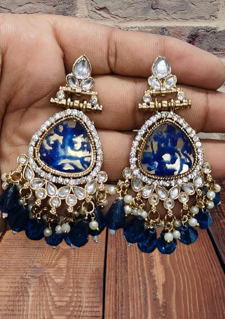 869 Blue Earring Set