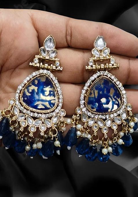869 Blue Earring Set