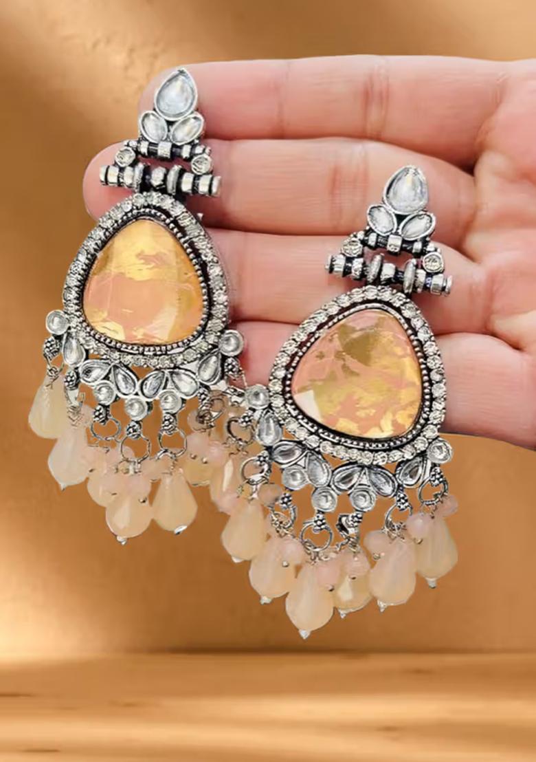 869 Peach Earring Set