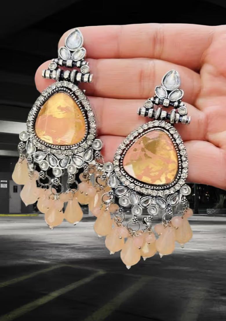 869 Peach Earring Set