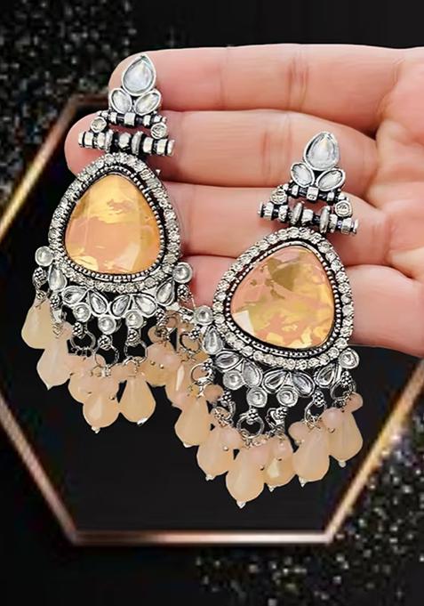 869 Peach Earring Set