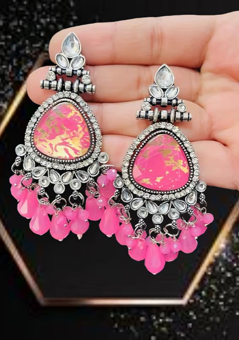 869 Pink Earring Set