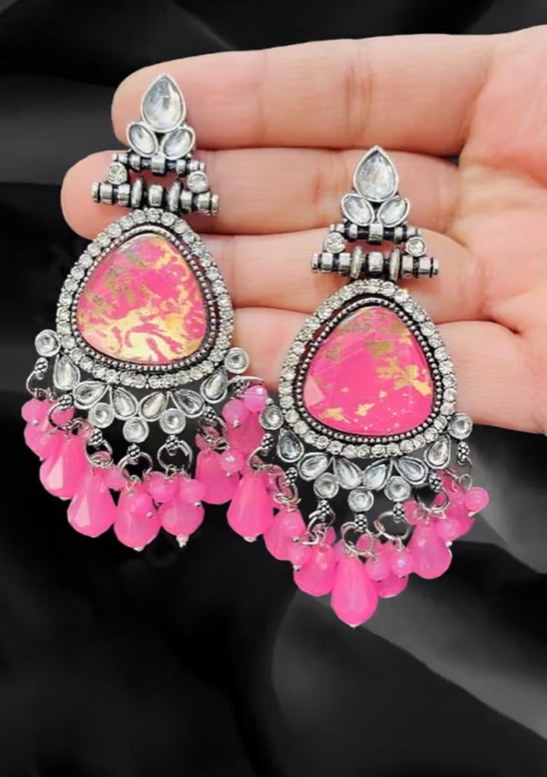 869 Pink Earring Set