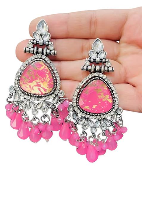 869 Pink Earring Set