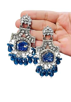 879 Blue Earring Set