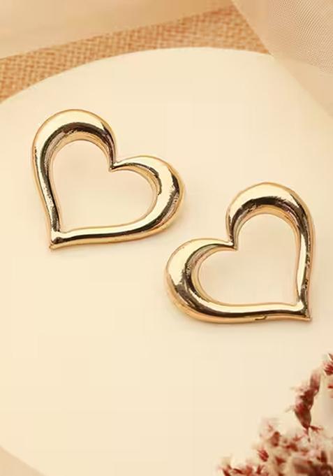 Gold Copper Earrings Set