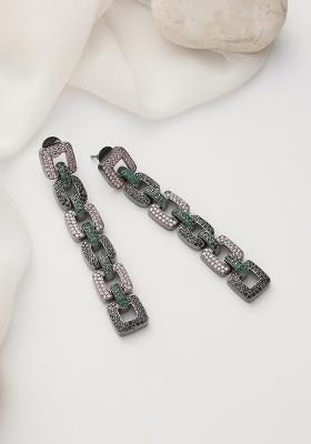 Multicolour Zirconia Dangler Earrings