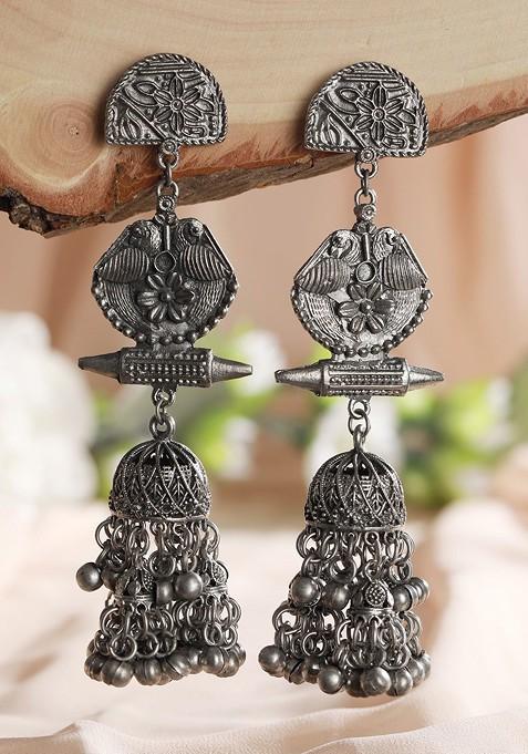 Dome Shaped Jhumkas Earrings