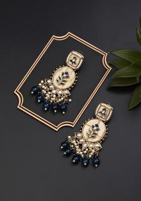 Contempoary Mop Chandbali Gold  