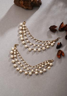 Gold Plated Ear Chains 1