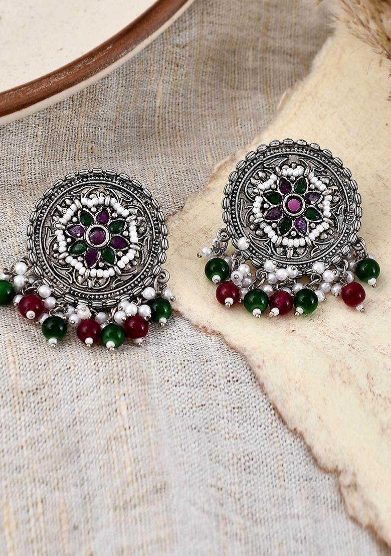 Attractive Multi Colour Stud Earrings