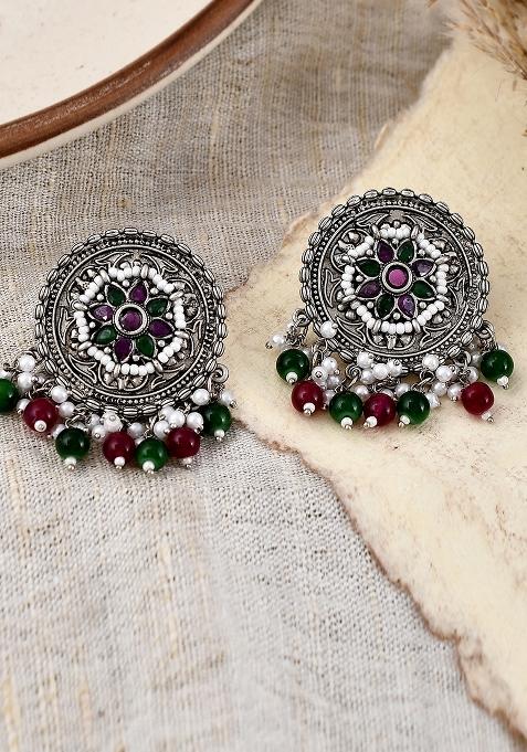 Attractive Multi Colour Stud Earrings