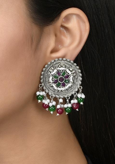 Attractive Multi Colour Stud Earrings
