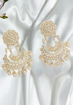 Kundan Chandbali Earrings
