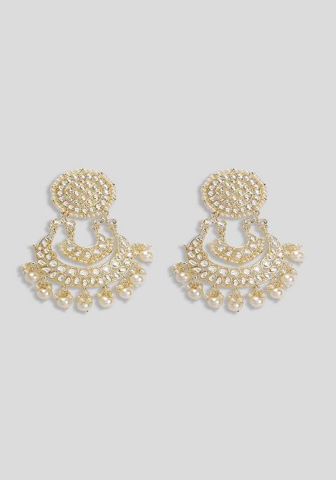 Kundan Chandbali Earrings