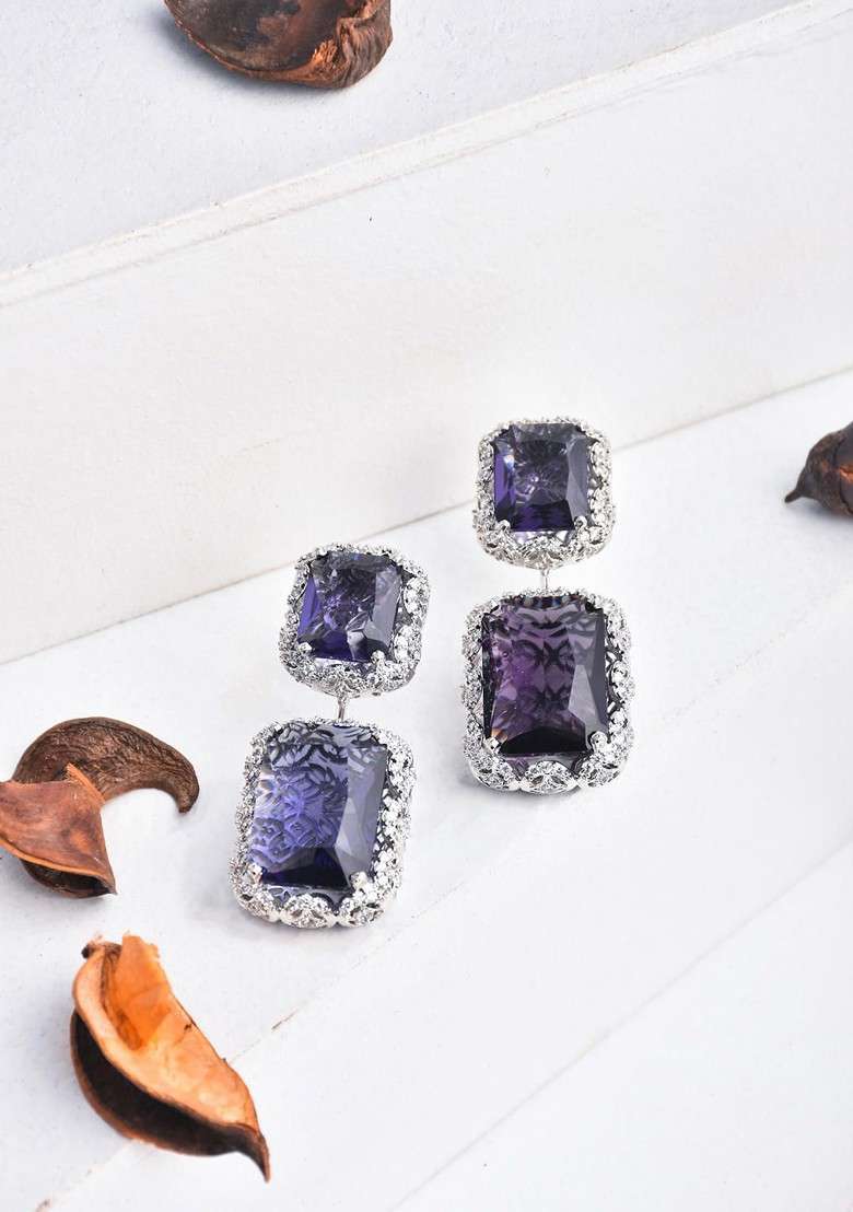 Square Drop Earrings - Indya
