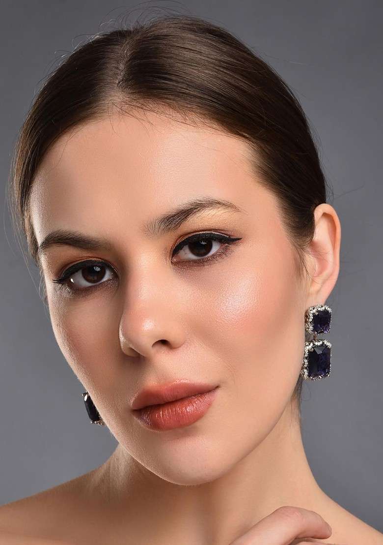 Square Drop Earrings - Indya