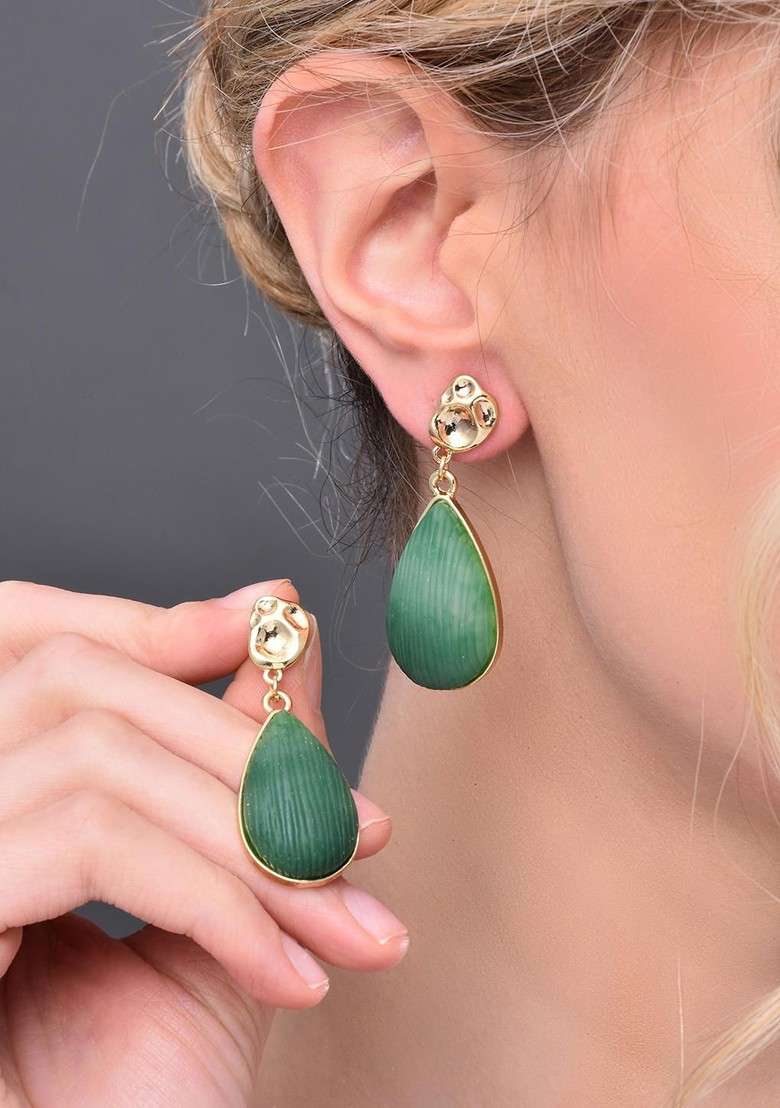 Contemporary Drop Earrings - Indya