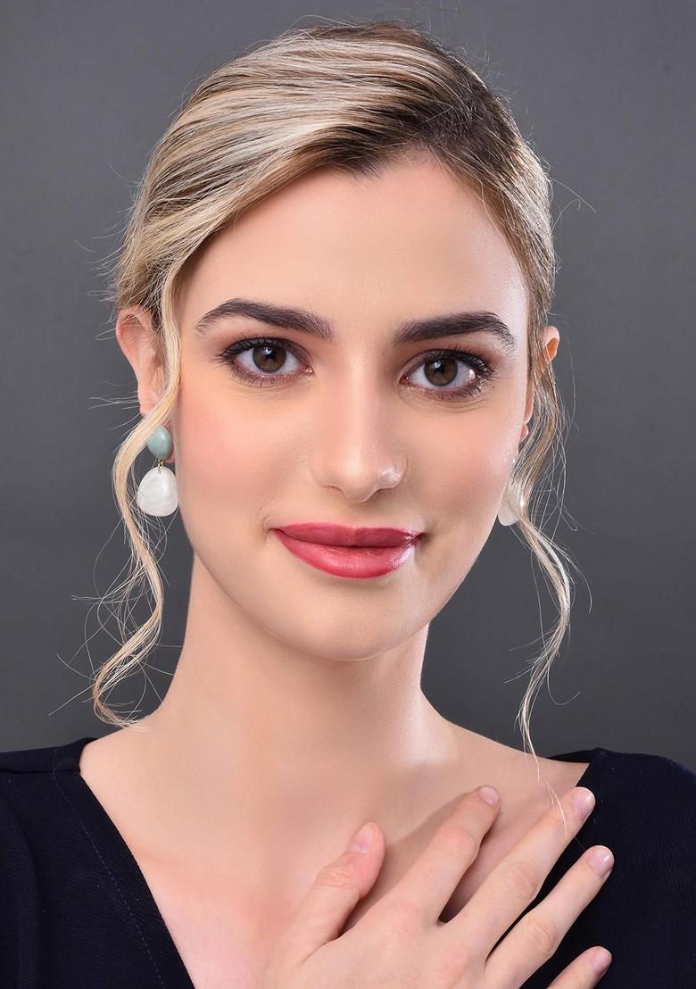 Contemporary Drop Earrings - Indya