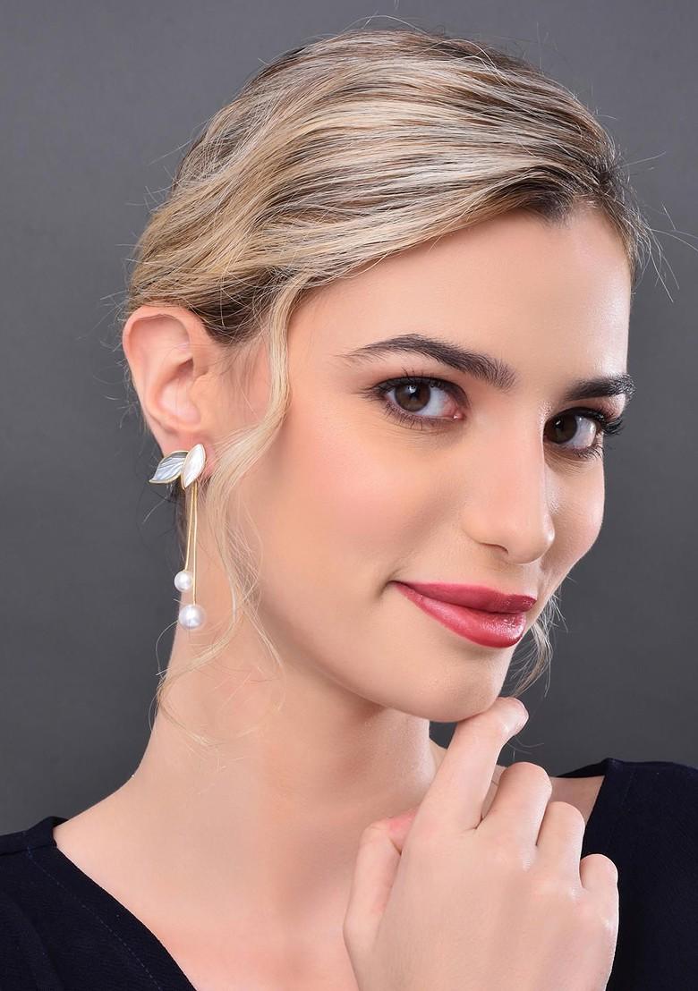 Contemporary Drop Earrings - Indya