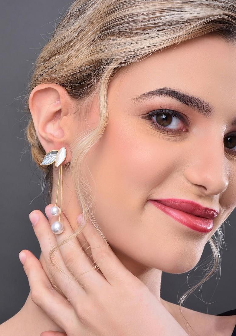 Contemporary Drop Earrings - Indya