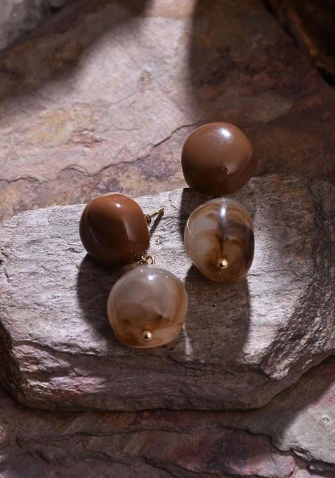 Circular Drop Earrings