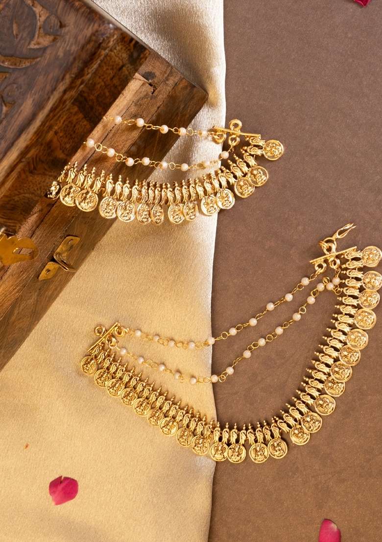 Contemporary Ear Cuff Earrings - Indya