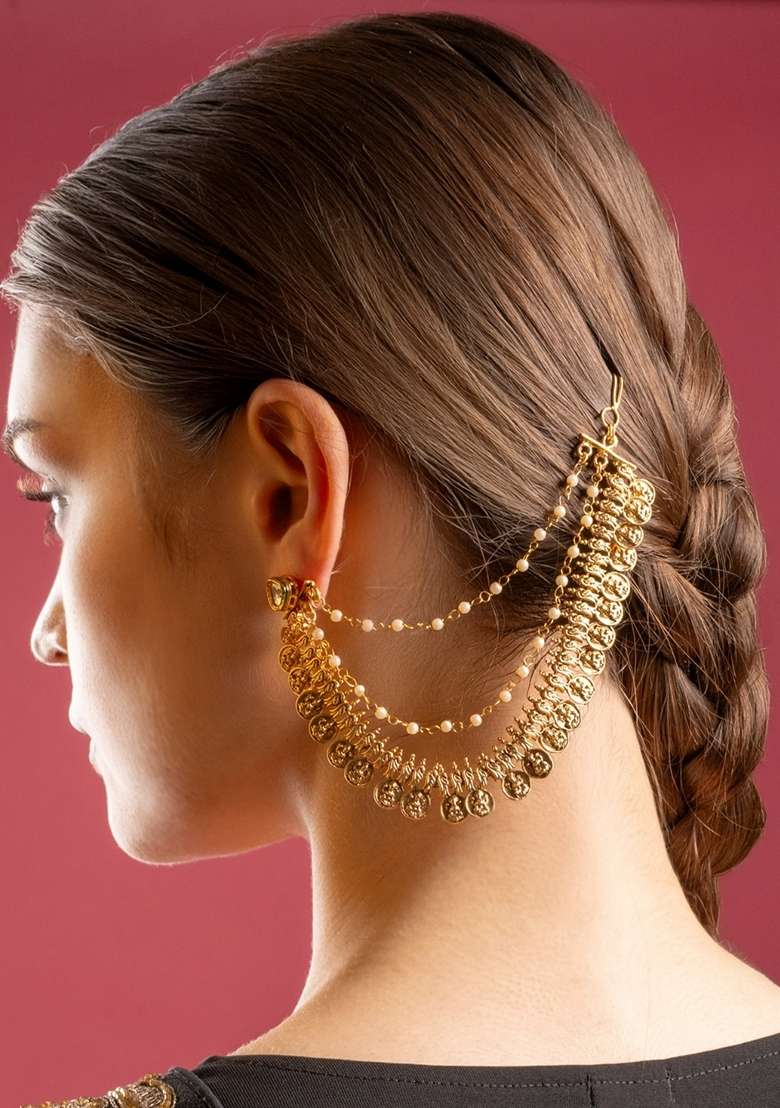 Contemporary Ear Cuff Earrings - Indya