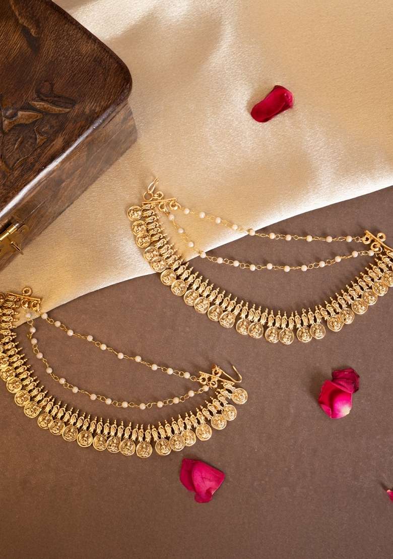 Contemporary Ear Cuff Earrings - Indya