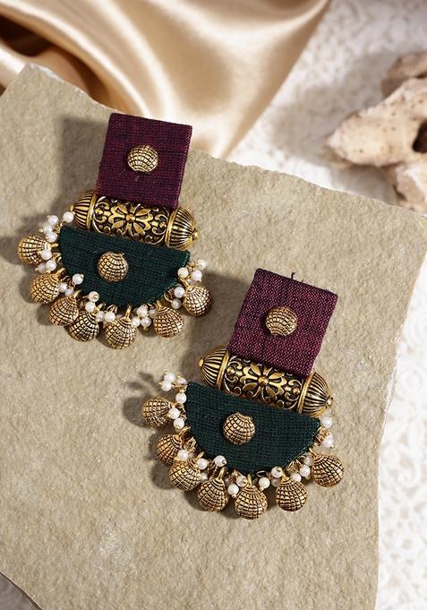 Contemporary Drop Earrings