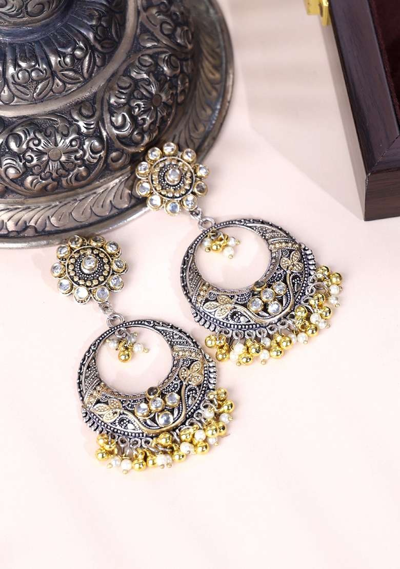 Contemporary Drop Earrings - Indya