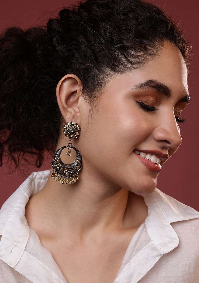 Contemporary Drop Earrings - Indya