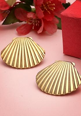 18Kt Gold Plated Stainless Steel Tarnish Free Waterproof Stud Earrings