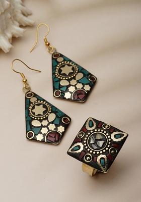 Contemporary Drop Earrings