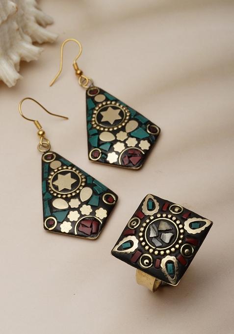 Contemporary Drop Earrings