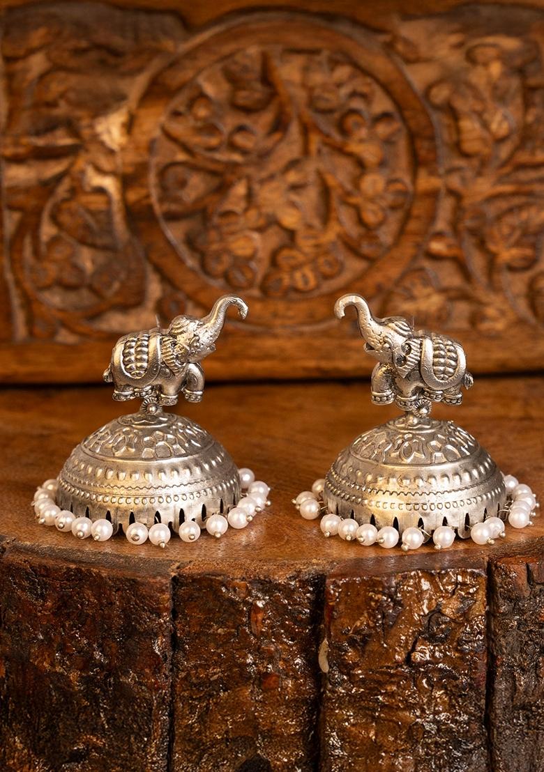 Contemporary Jhumkas Earrings