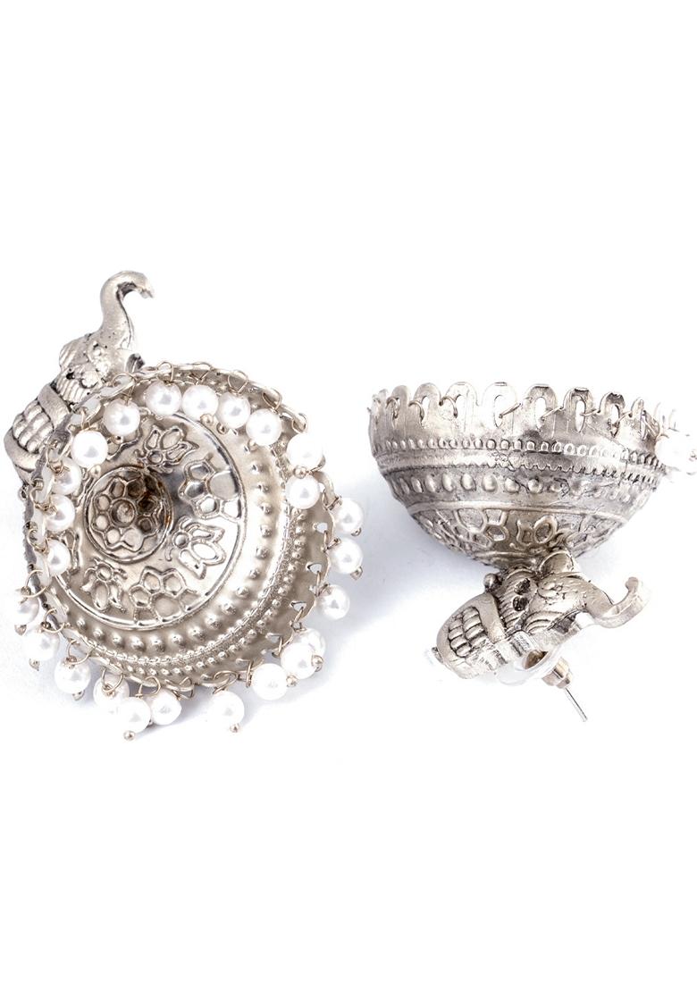 Contemporary Jhumkas Earrings