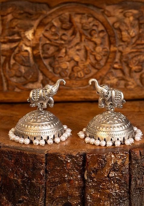 Contemporary Jhumkas Earrings