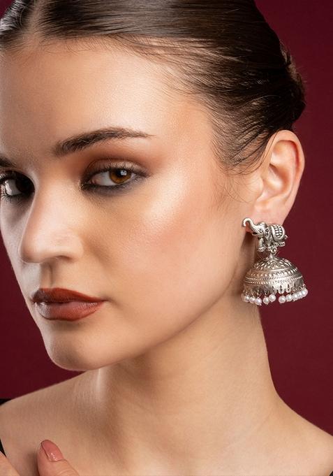 Contemporary Jhumkas Earrings