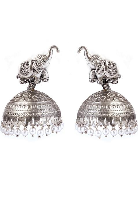 Contemporary Jhumkas Earrings