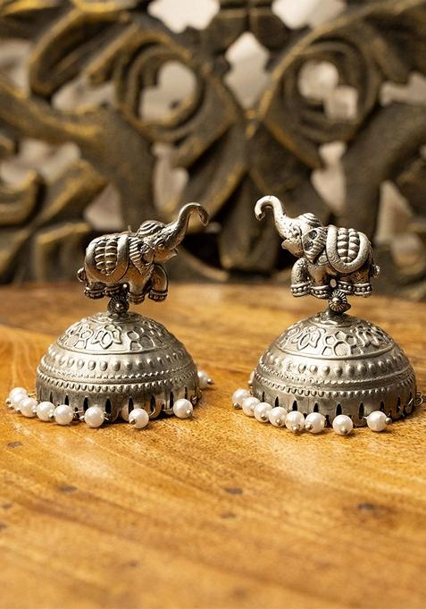 Contemporary Jhumkas Earrings