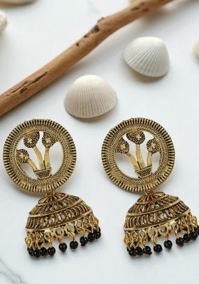 Gold Plated Exclusive Traditional Gold Jhumka Earring