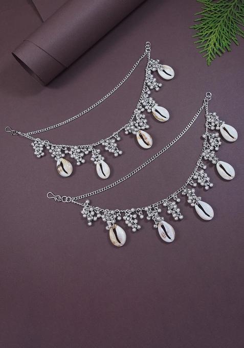 Oxidised Gold Plating Zinc Alloy Earrings