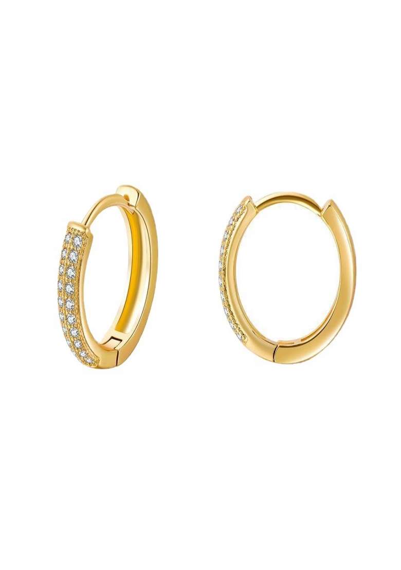 Gold Preminum Copper Earring For Women - Indya