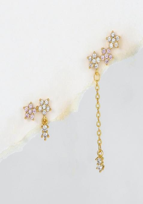 Gold Preminum Brass Earring For Women