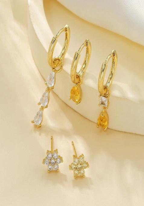 Gold Preminum Copper Earring For Women