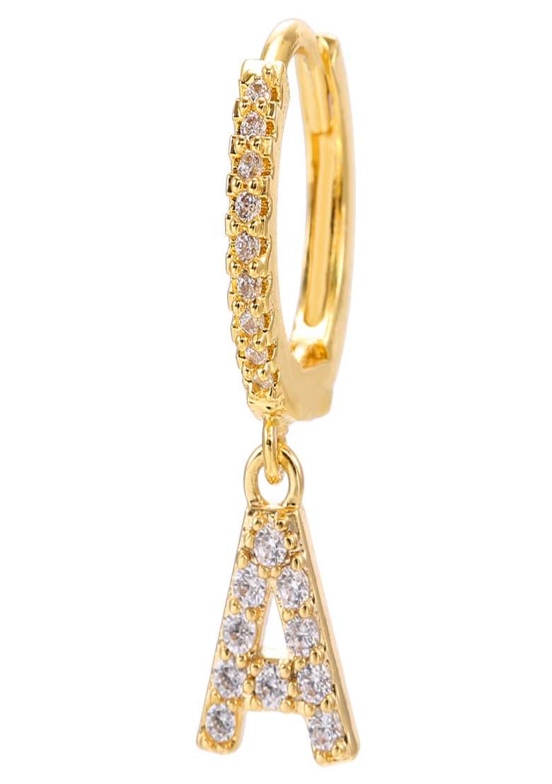 Gold Preminum Copper Earring For Women - Indya