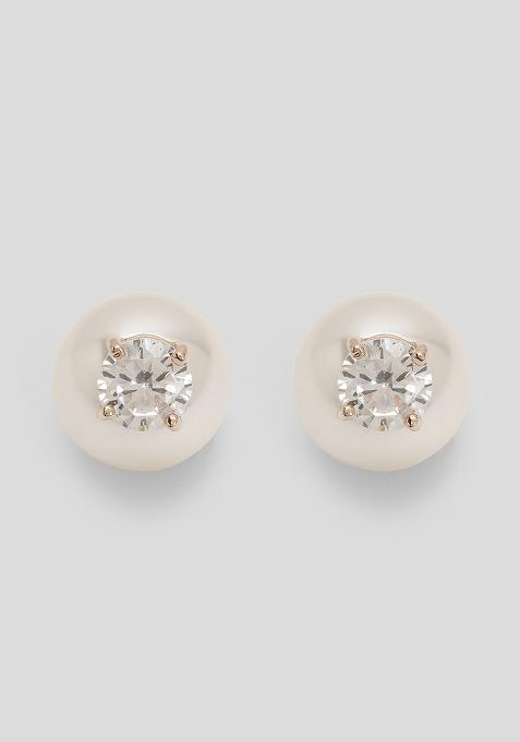 White Preminum Alloy Earring For Women