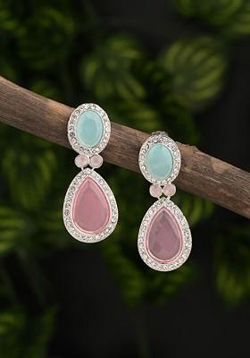 Silver Artificial Alloy Earrings