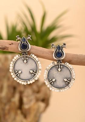 Silver Artificial Alloy Earrings